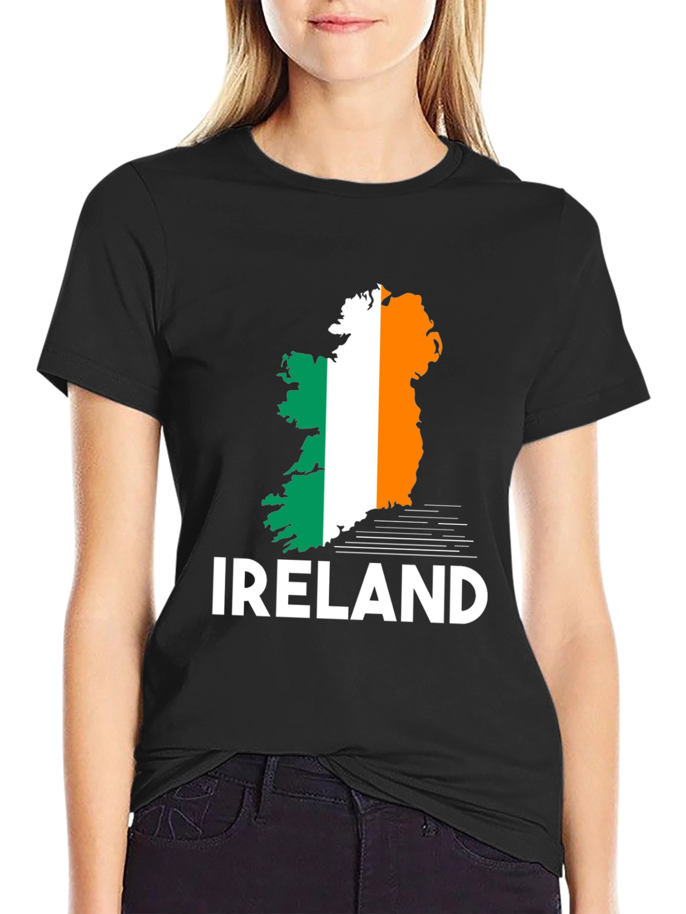 Ireland Flag Map T-Shirt - Irish Pride