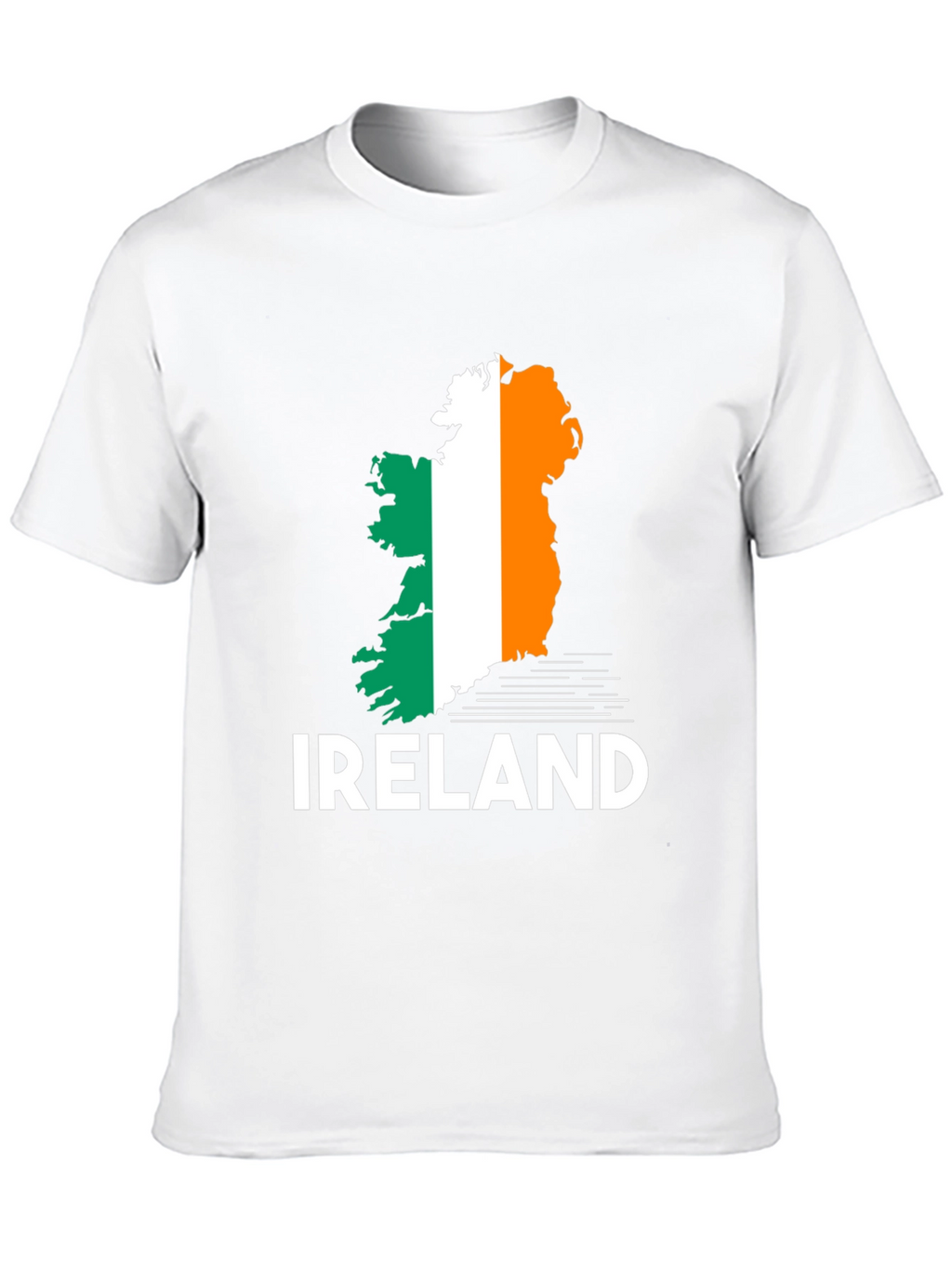 Ireland Flag Map T-Shirt - Irish Pride