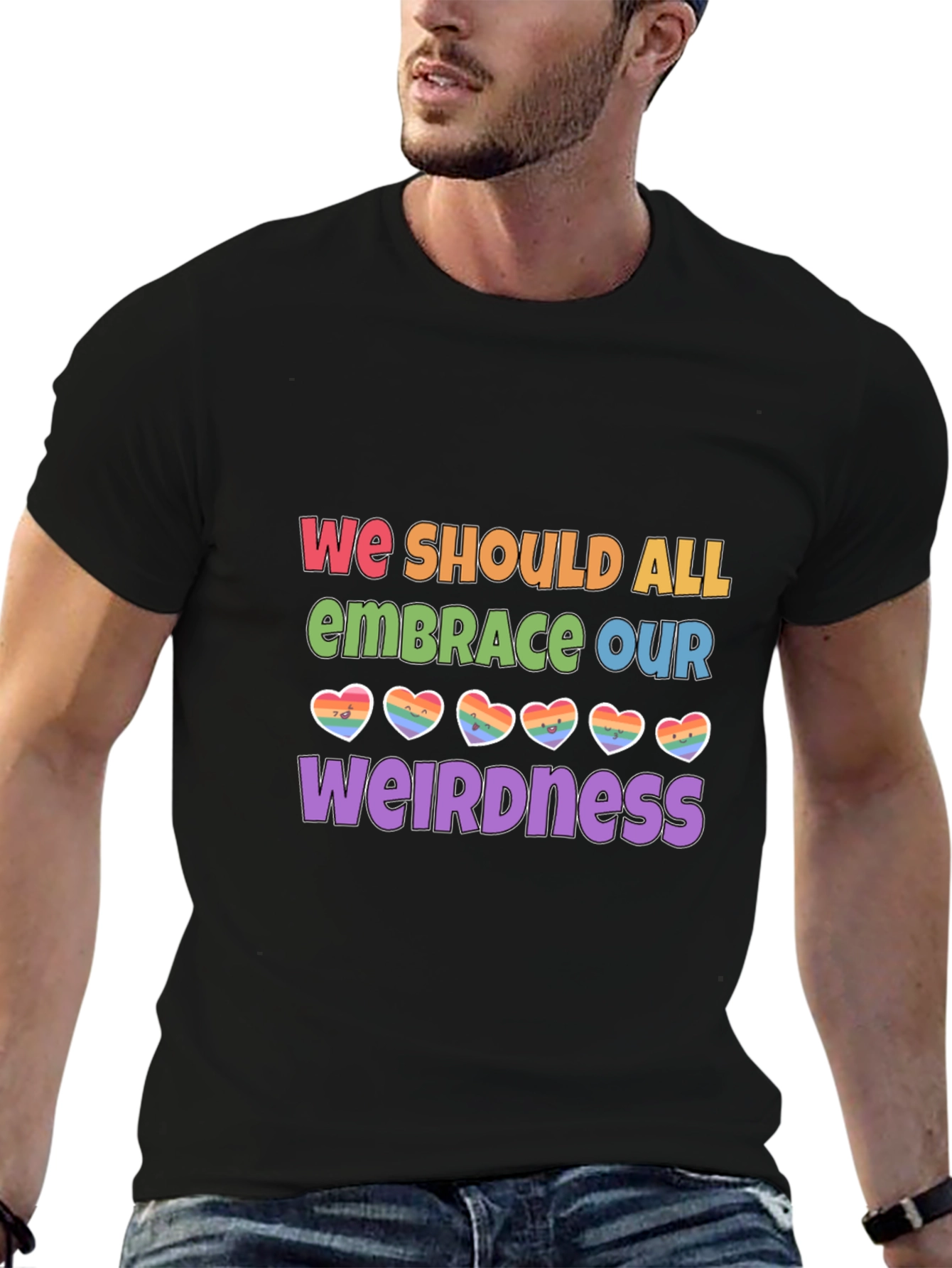 Embrace Our Weirdness LGBTQ+ Pride T-Shirt