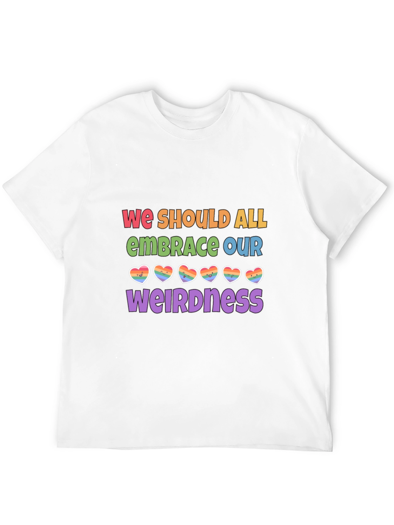 Embrace Our Weirdness LGBTQ+ Pride T-Shirt