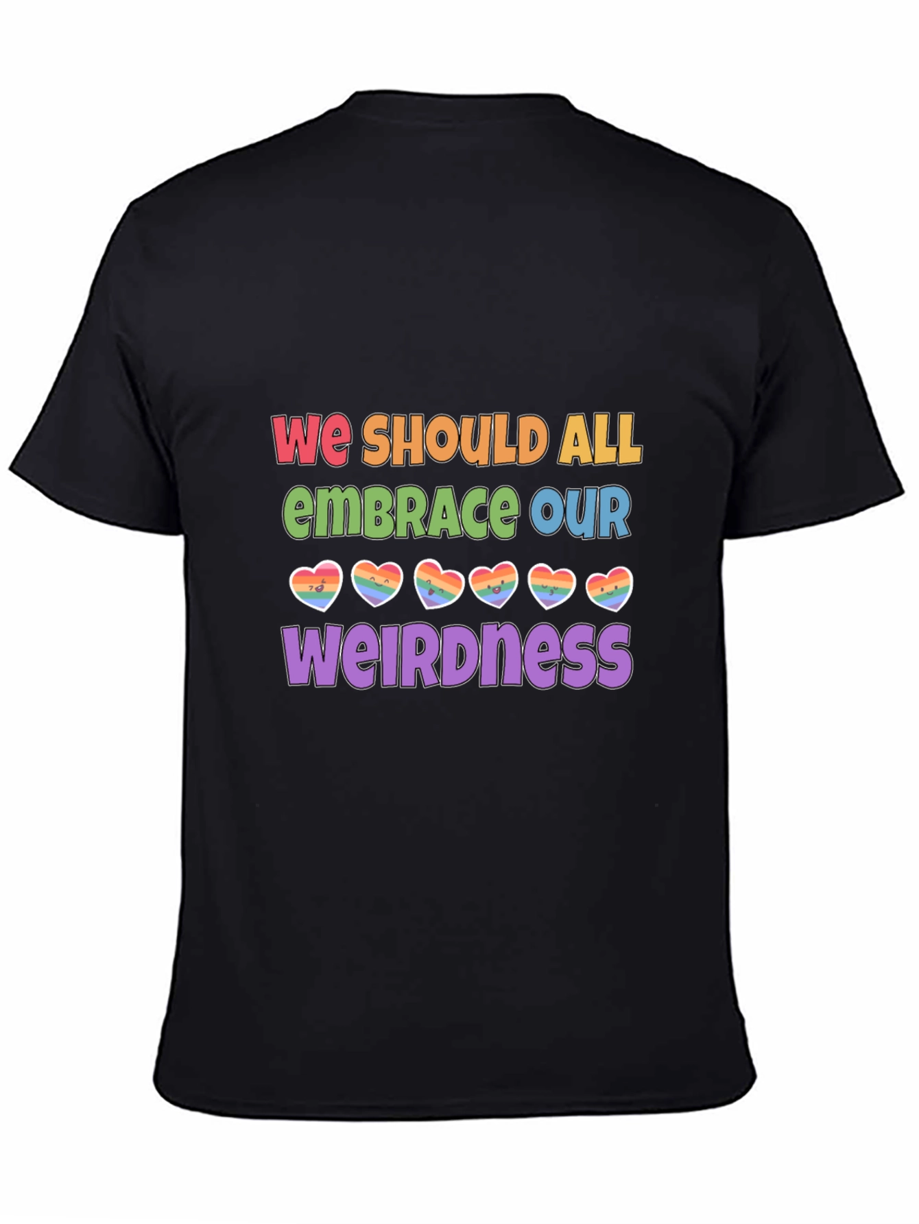 Embrace Our Weirdness LGBTQ+ Pride T-Shirt