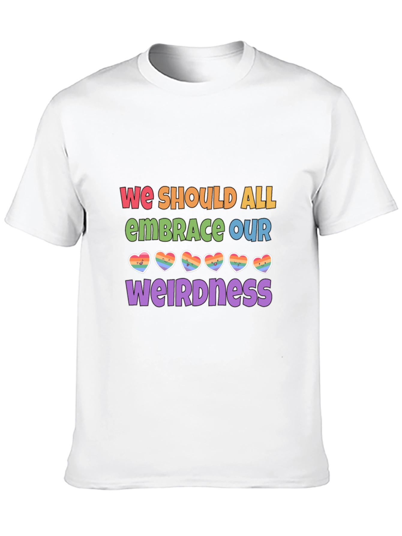 Embrace Our Weirdness LGBTQ+ Pride T-Shirt