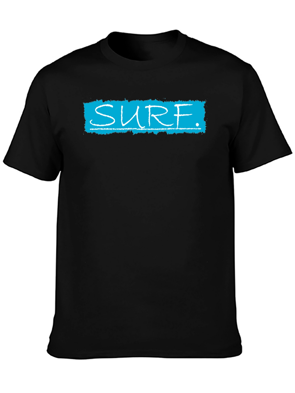 Surf Graphic T-Shirt - Black Cotton Tee