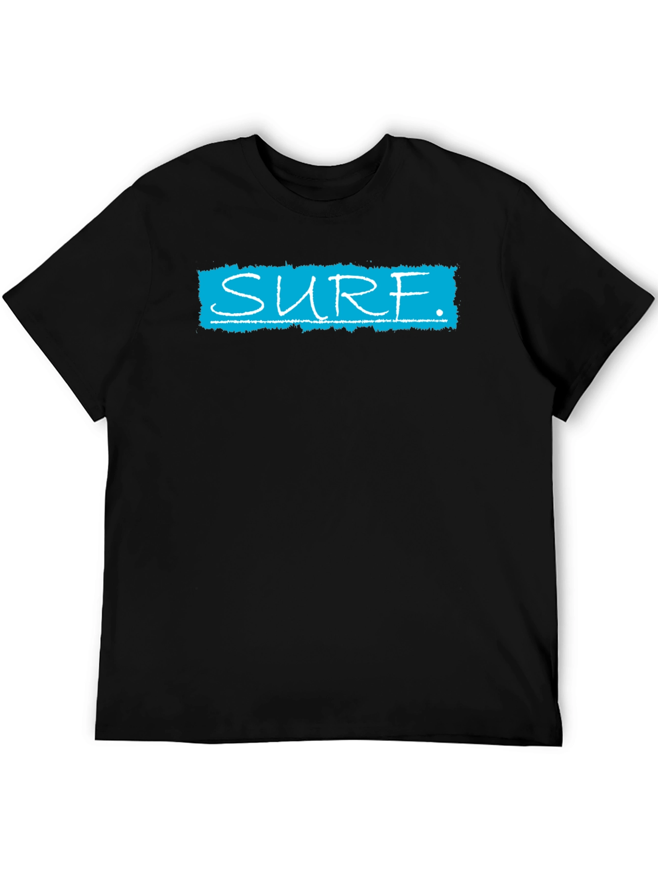 Surf Graphic T-Shirt - Black Cotton Tee