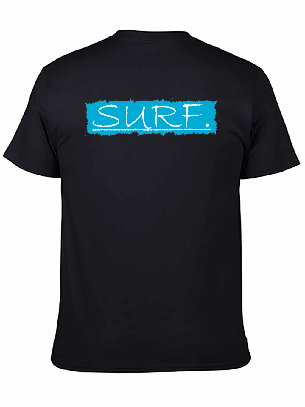 Surf Graphic T-Shirt - Black Cotton Tee