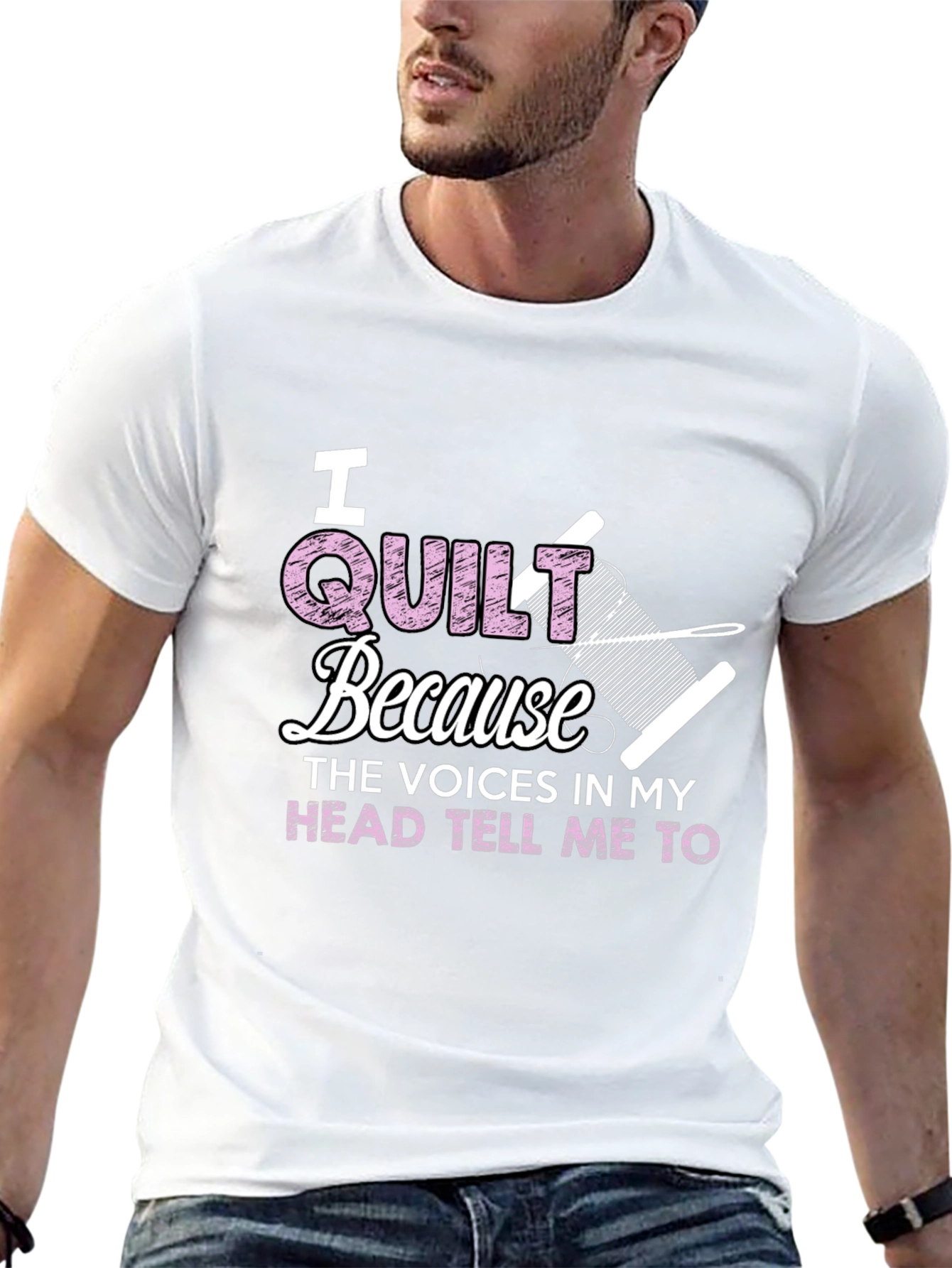 I Quilt Because Voices Tee
