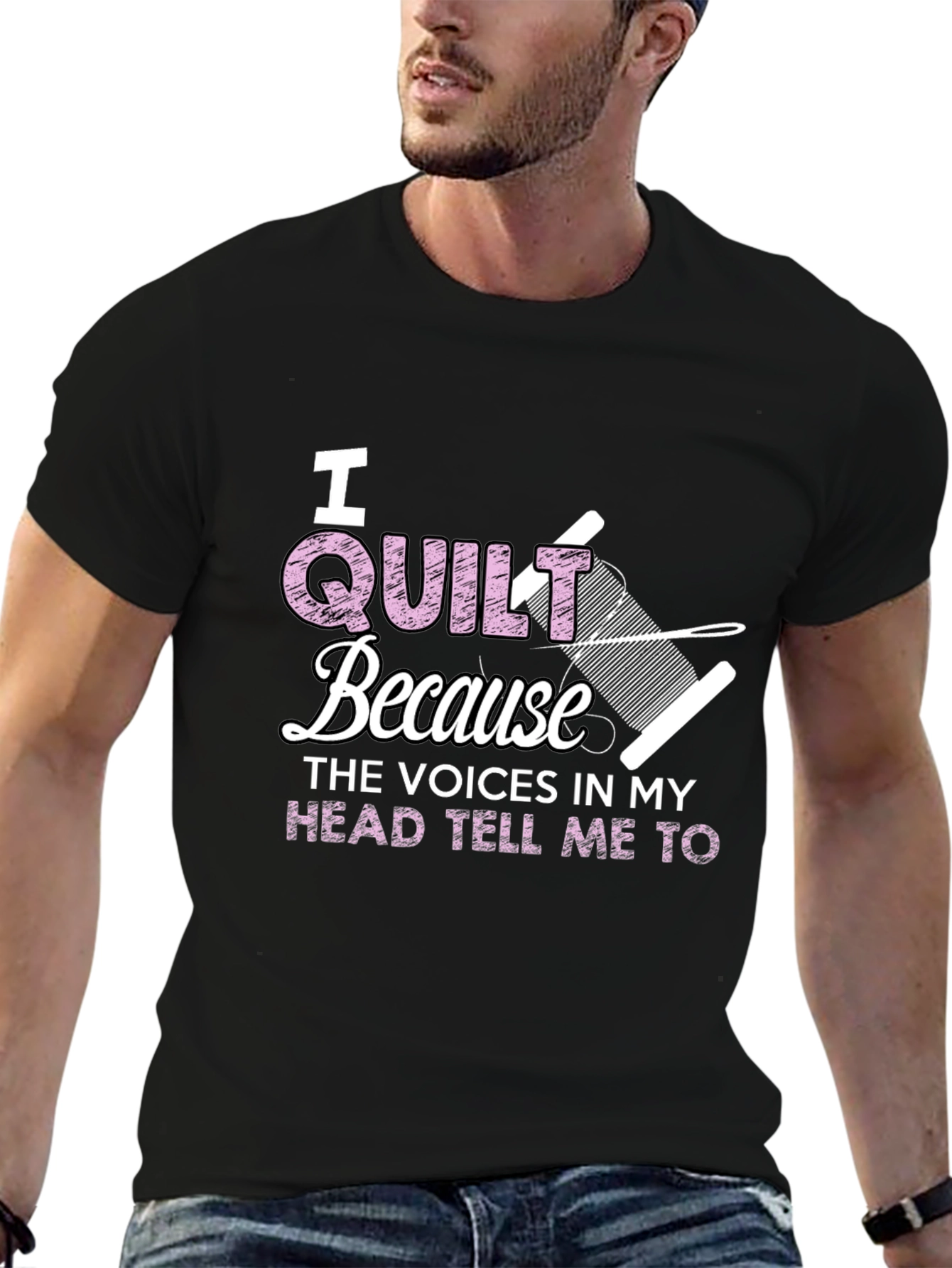 I Quilt Because Voices Tee