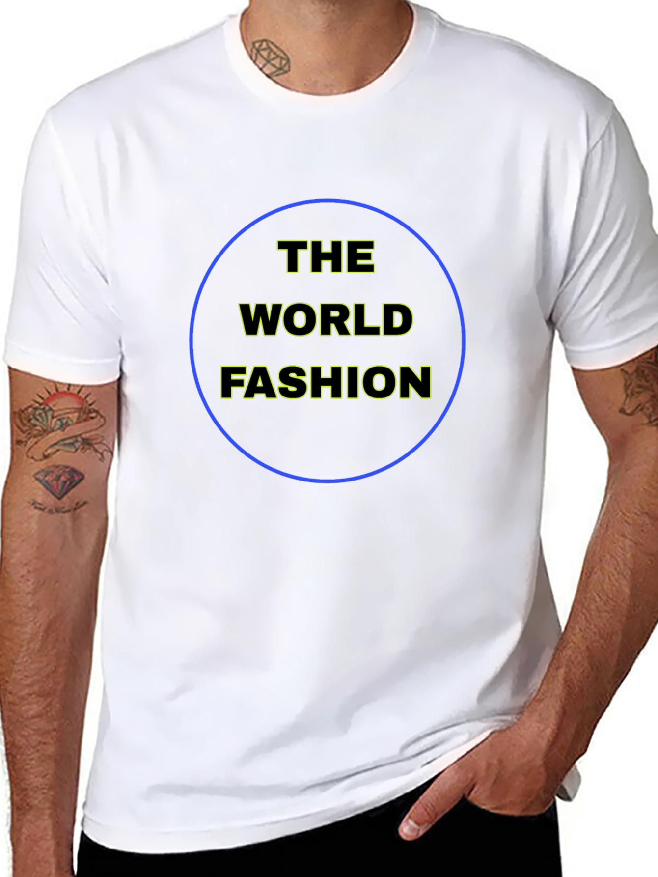 The World Fashion Black T-Shirt