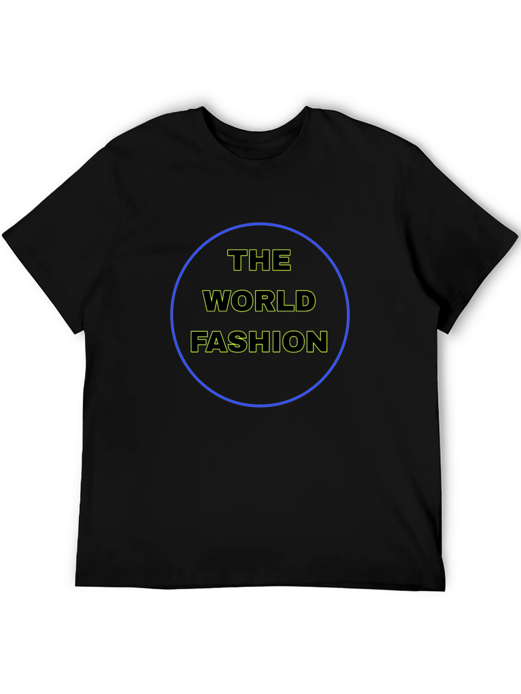 The World Fashion Black T-Shirt