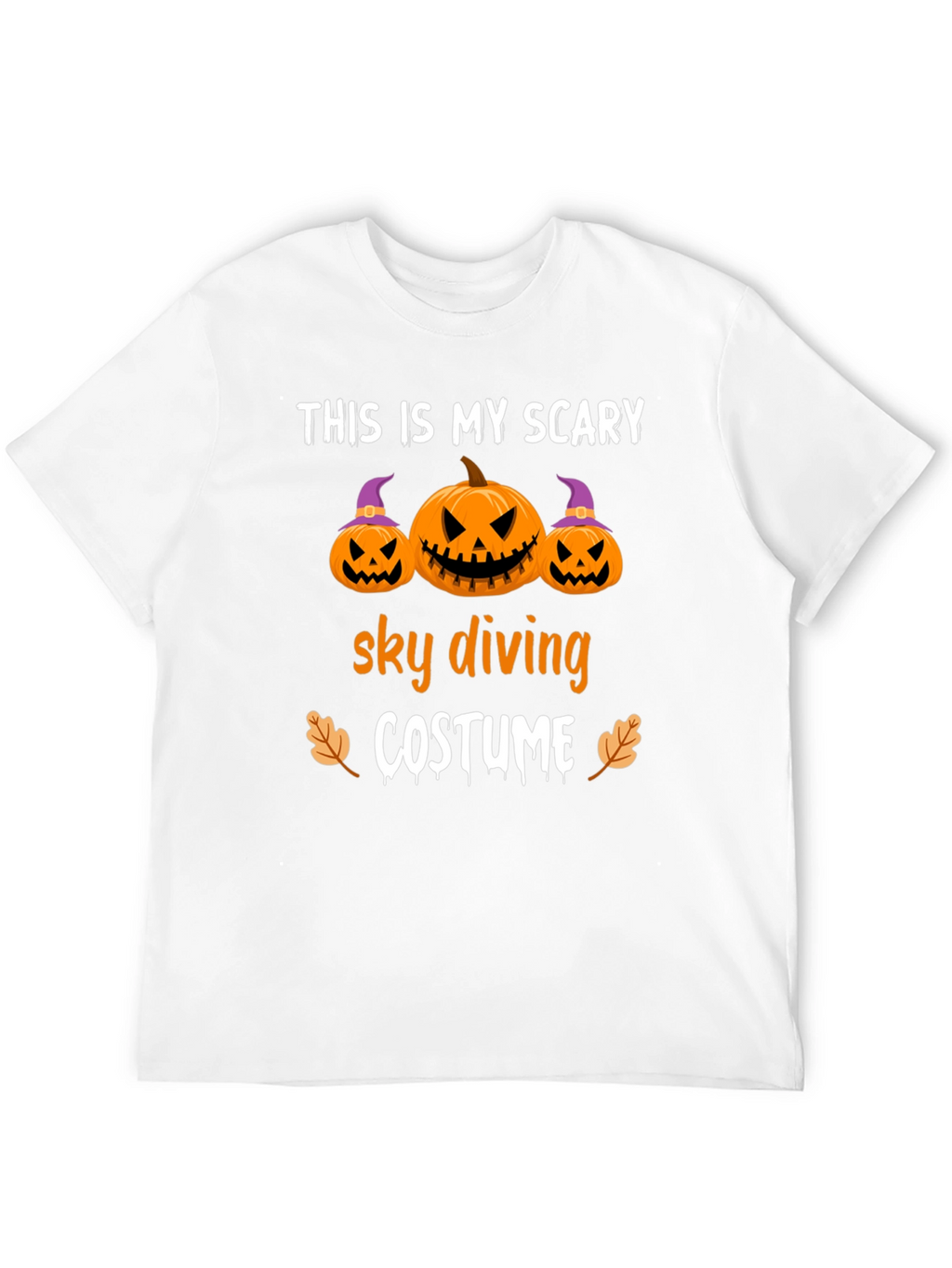 Scary Sky Diving Costume Graphic Tee