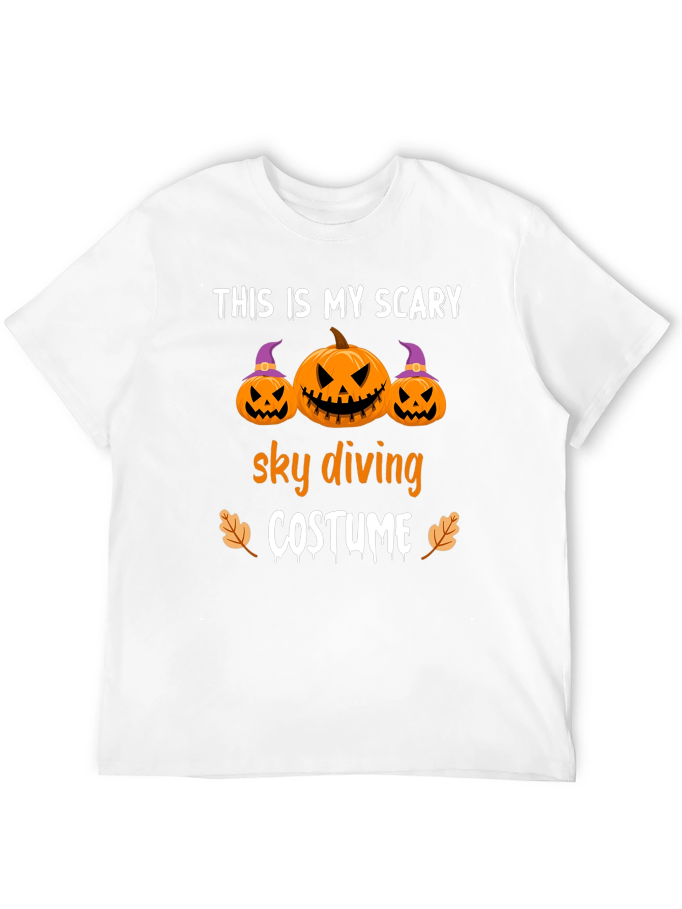 Scary Sky Diving Costume Graphic Tee