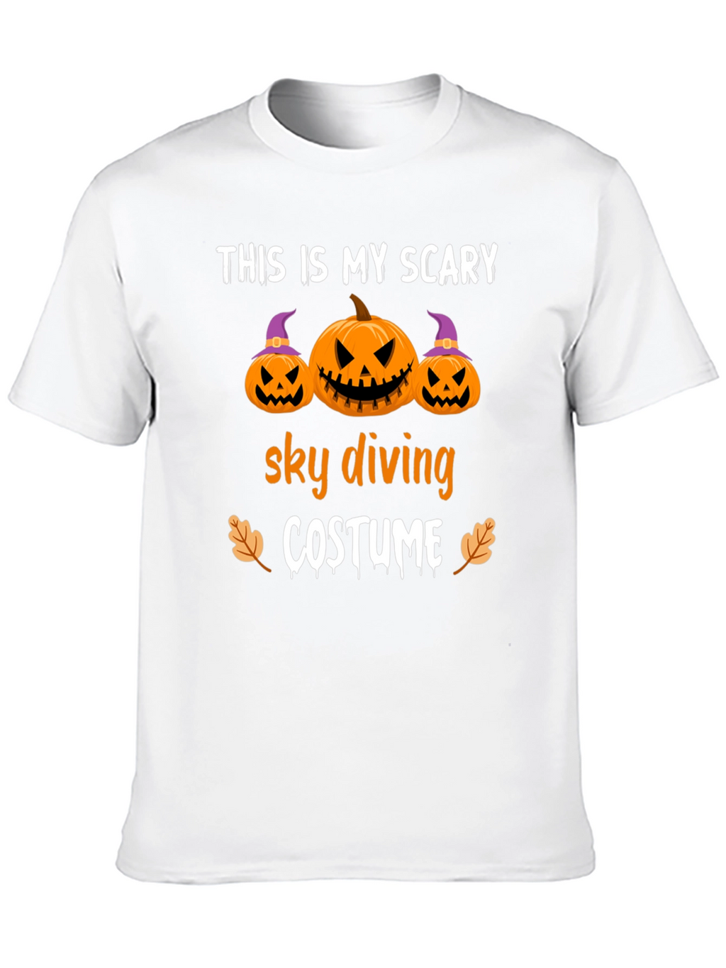 Scary Sky Diving Costume Graphic Tee