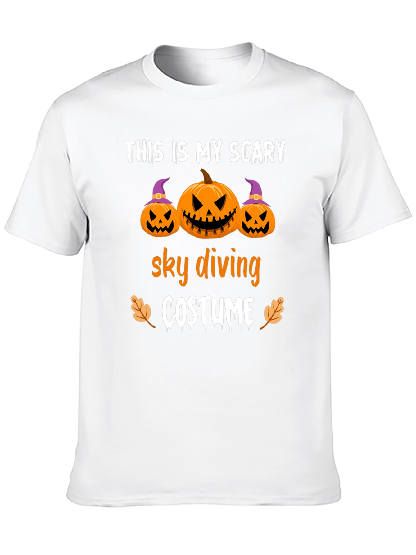 Scary Sky Diving Costume Graphic Tee