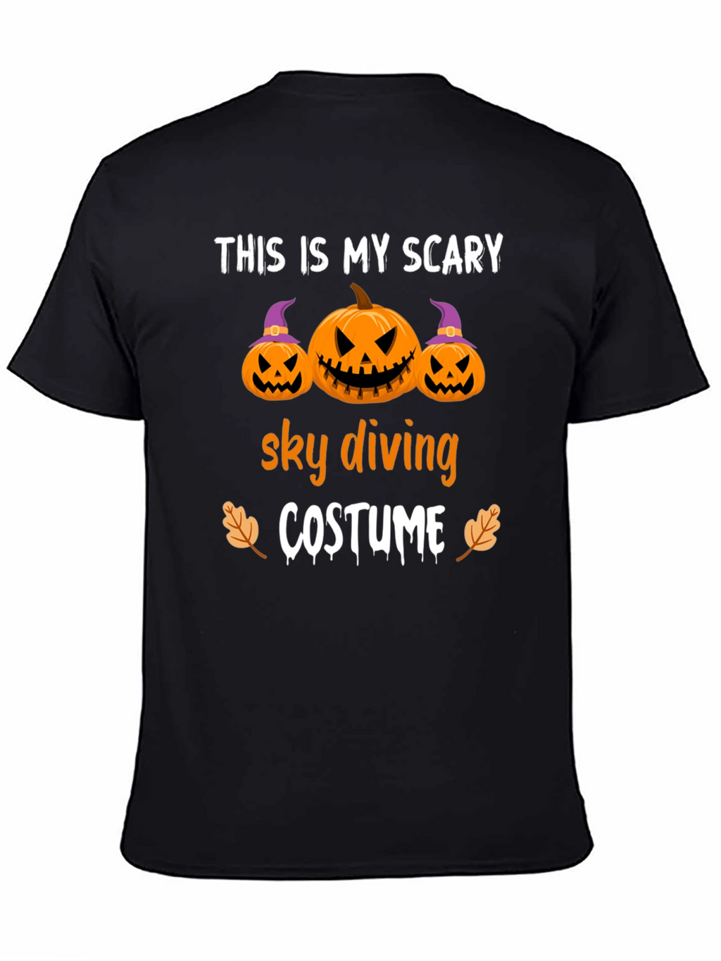 Scary Sky Diving Costume Graphic Tee