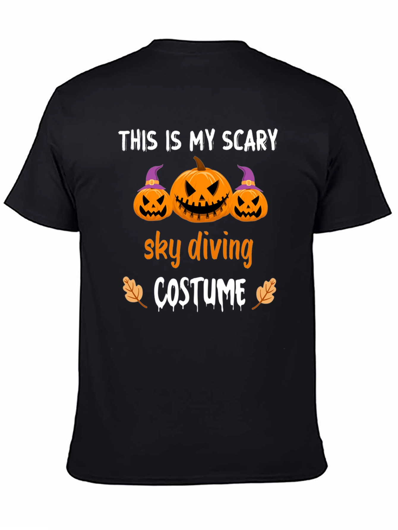 Scary Sky Diving Costume Graphic Tee