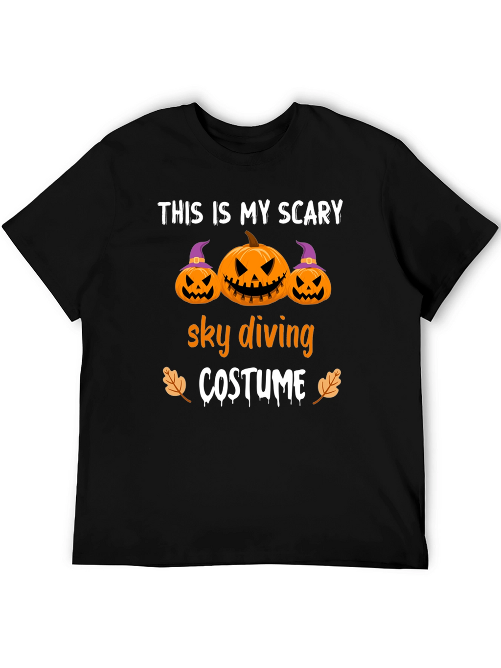 Scary Sky Diving Costume Graphic Tee