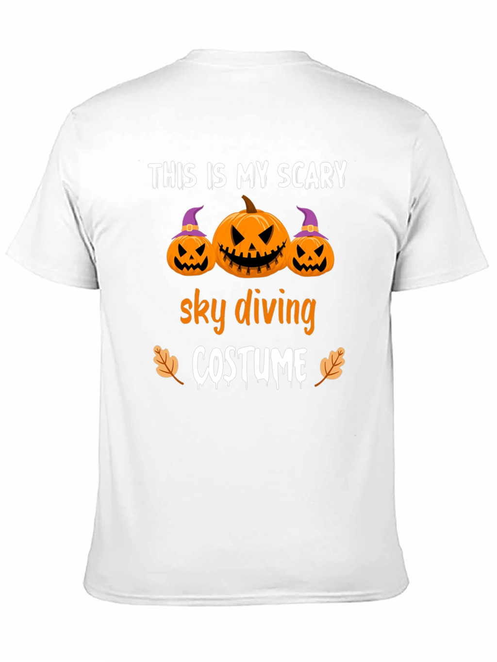 Scary Sky Diving Costume Graphic Tee