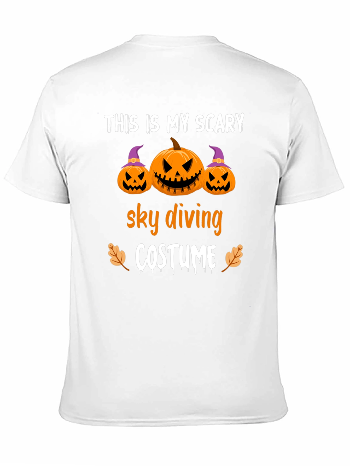 Scary Sky Diving Costume Graphic Tee