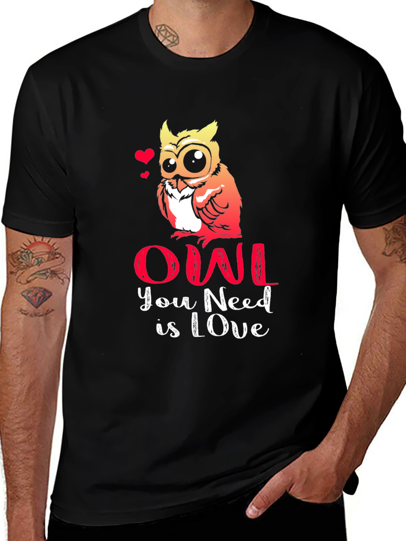 Owl You Need Is Love T-Shirt - Cute Graphic Tee