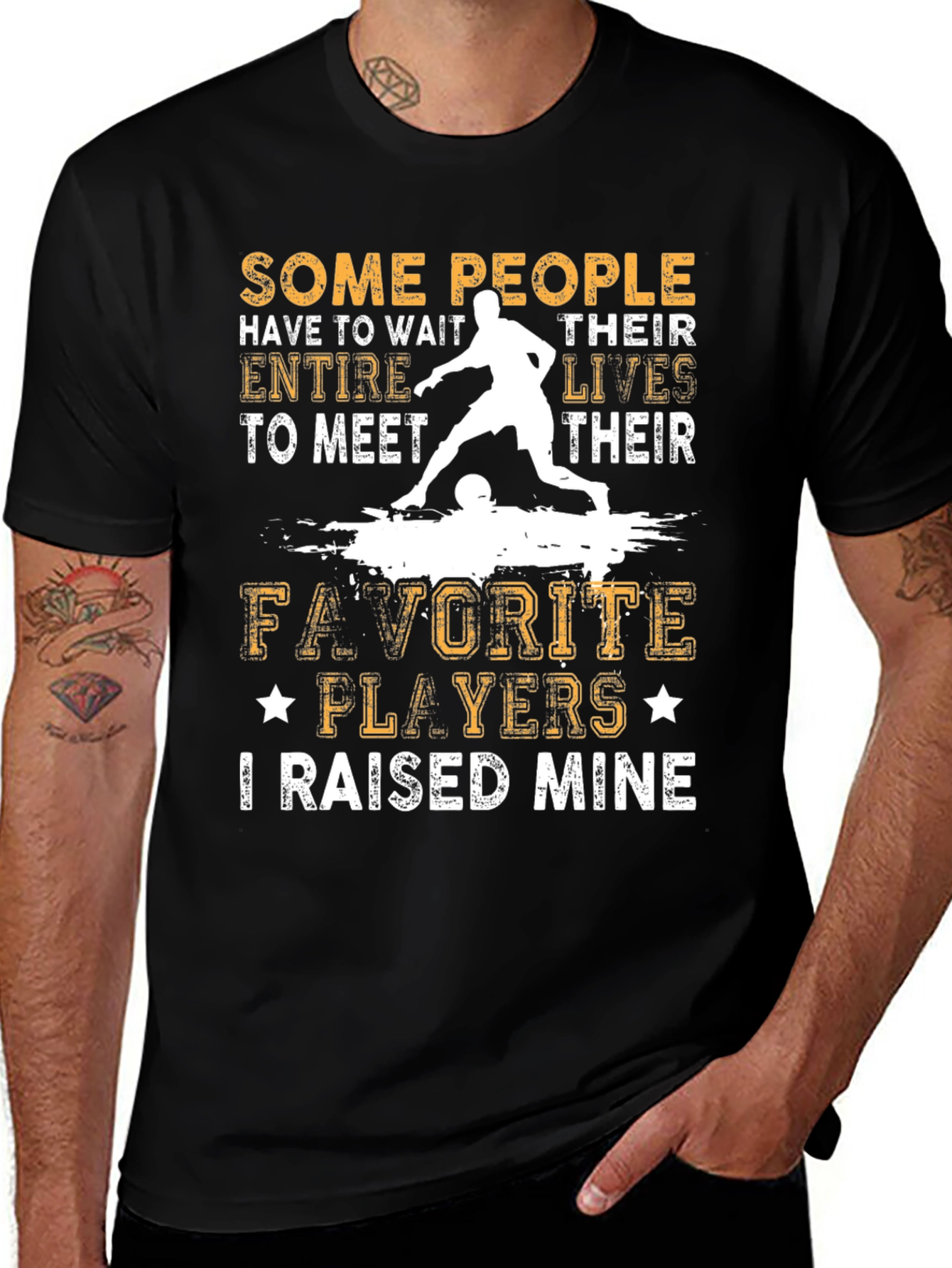 Raised Mine Soccer T-Shirt