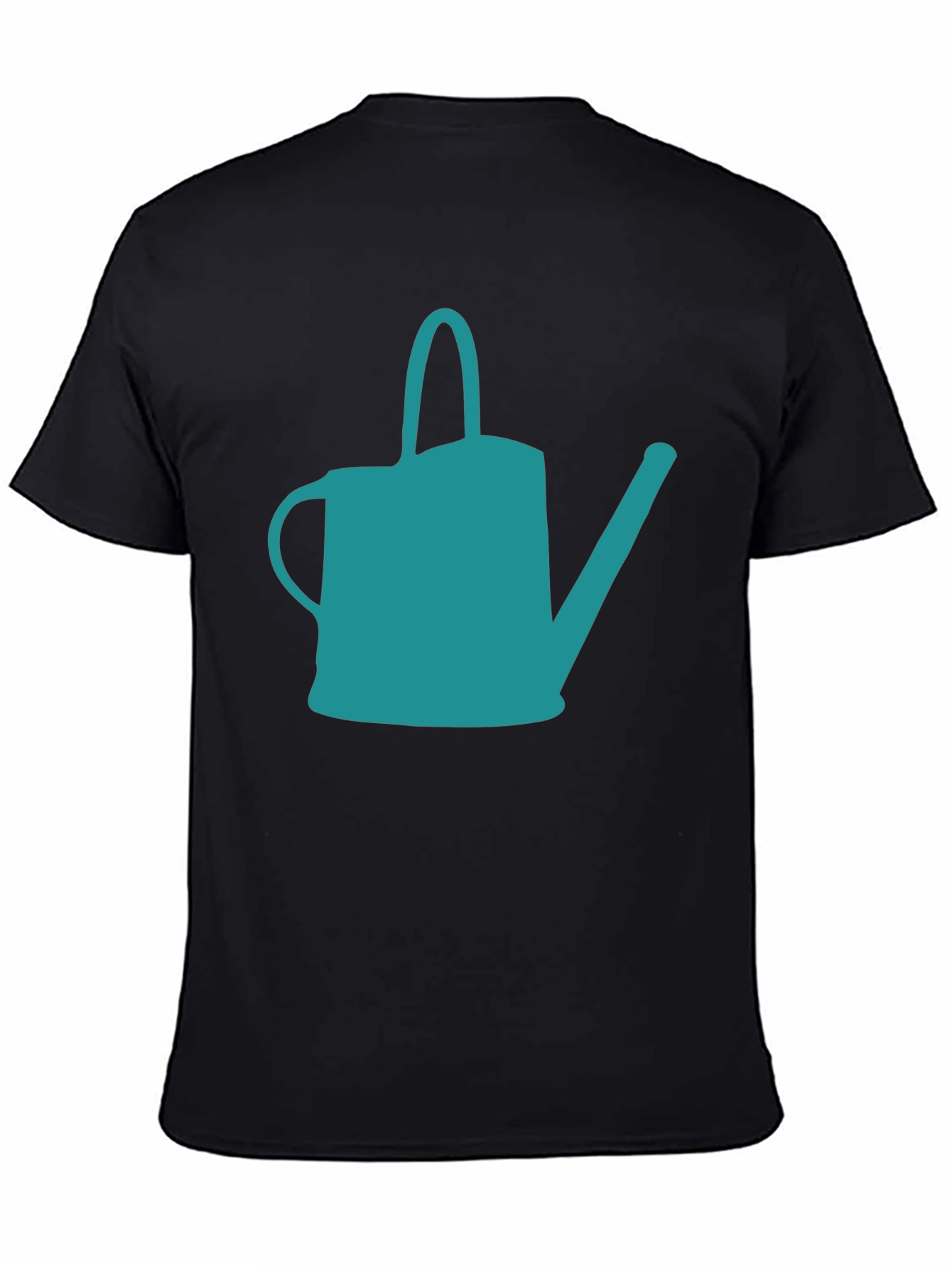 Teal Watering Can Graphic Tee - Stylish Garden Lovers Shirt