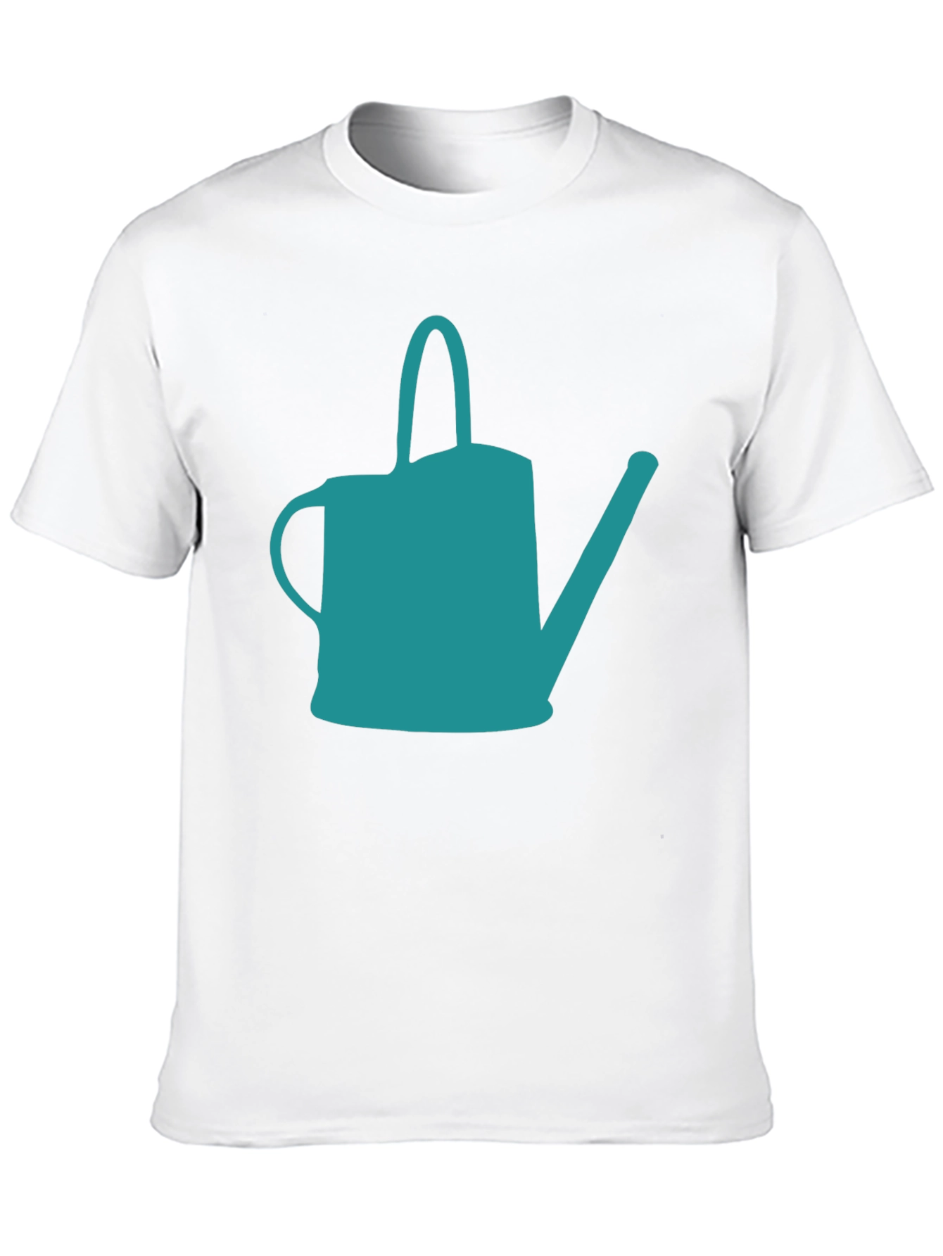 Teal Watering Can Graphic Tee - Stylish Garden Lovers Shirt