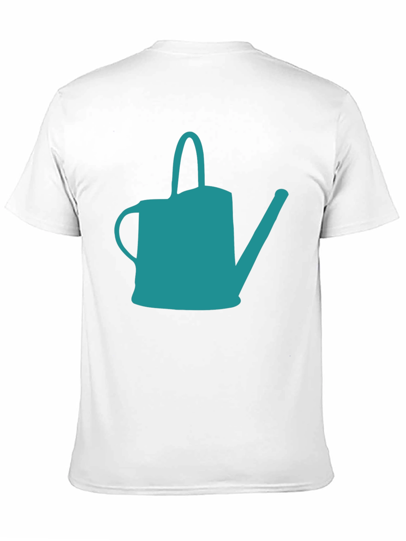 Teal Watering Can Graphic Tee - Stylish Garden Lovers Shirt