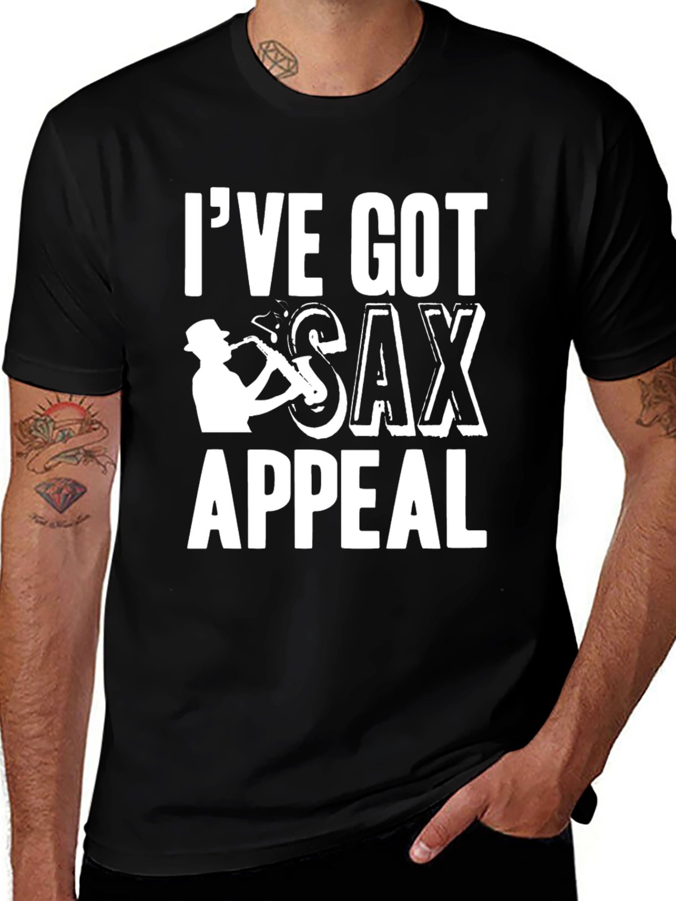 Sax Appeal T-Shirt - Musician Novelty Tee