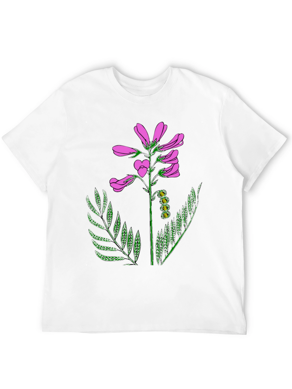 Floral Graphic T-Shirt - Black