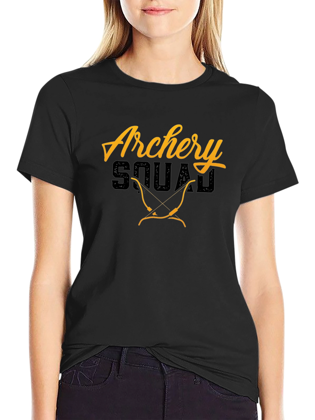 Archery Squad Black T-Shirt Archers Bows & Arrows