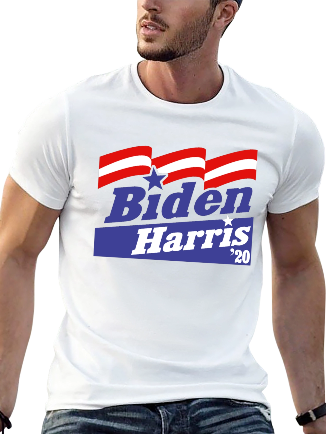 Biden Harris 20 Black T-Shirt