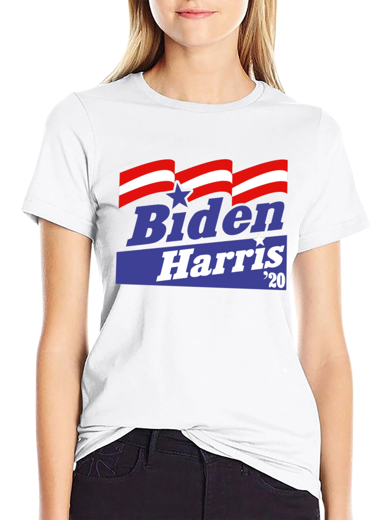 Biden Harris 20 Black T-Shirt