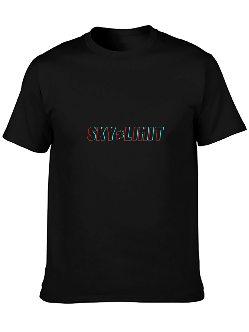 Skys the Limit Graphic Tee - Black Cotton