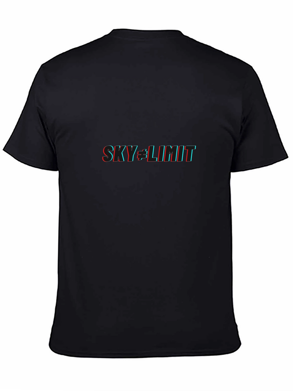 Skys the Limit Graphic Tee - Black Cotton