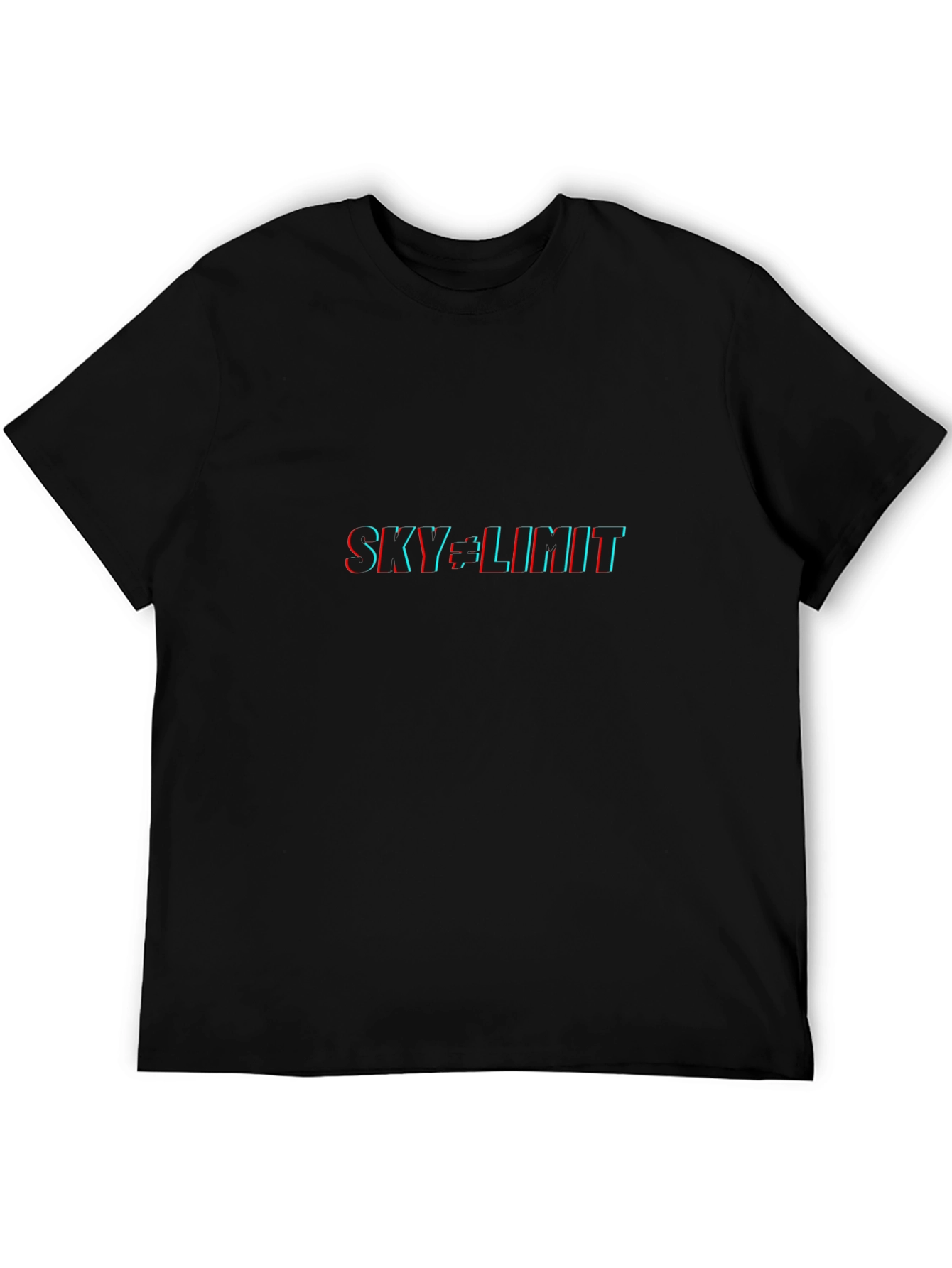 Skys the Limit Graphic Tee - Black Cotton