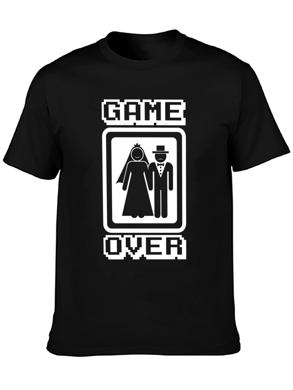 Game Over Wedding T-Shirt - Groom Humor