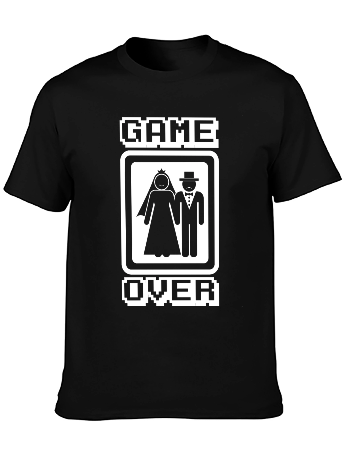 Game Over Wedding T-Shirt - Groom Humor