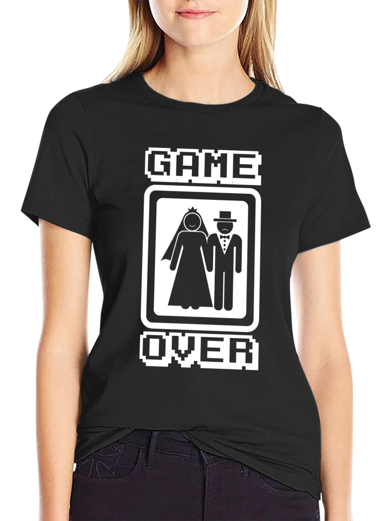 Game Over Wedding T-Shirt - Groom Humor