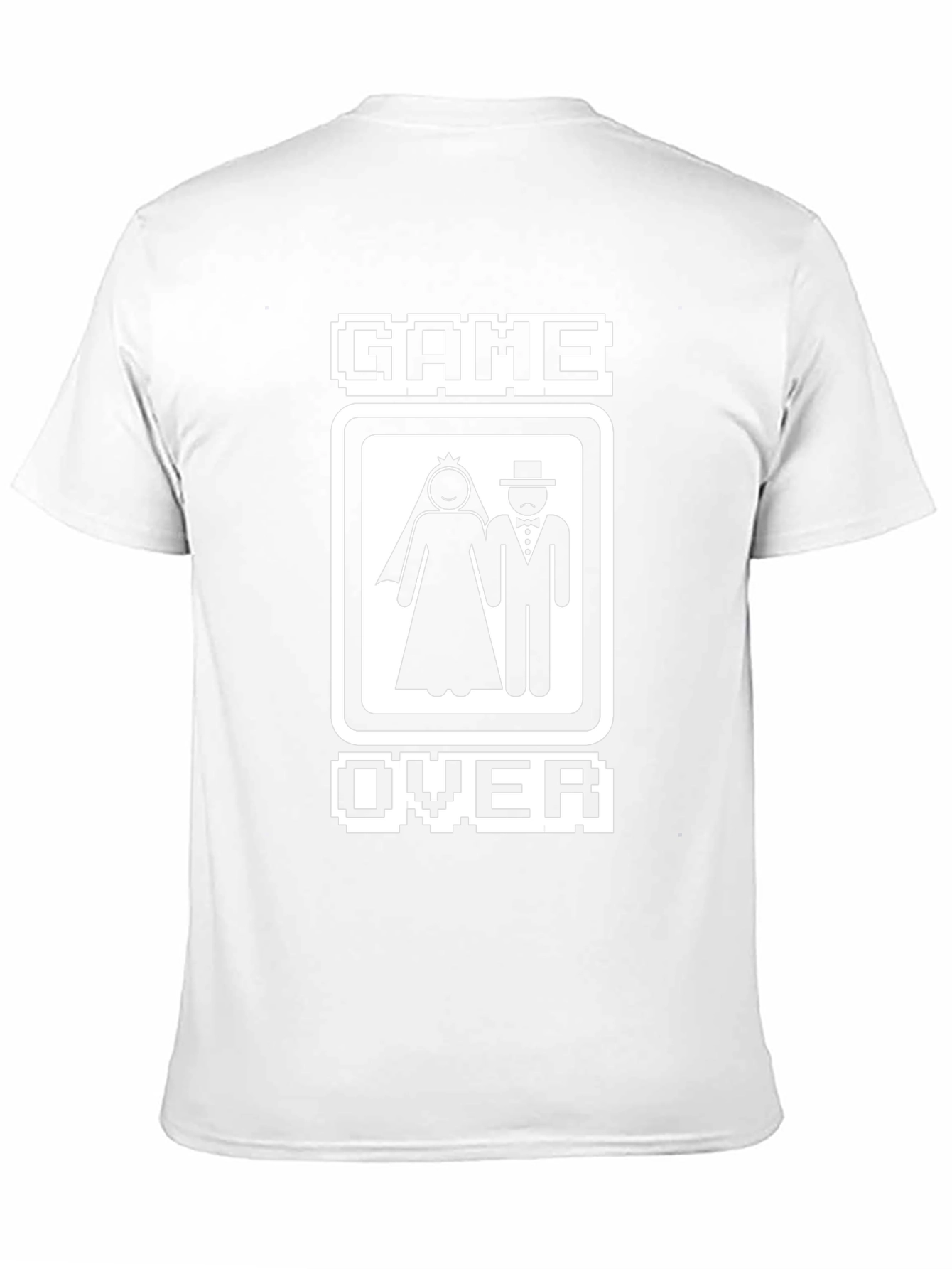 Game Over Wedding T-Shirt - Groom Humor