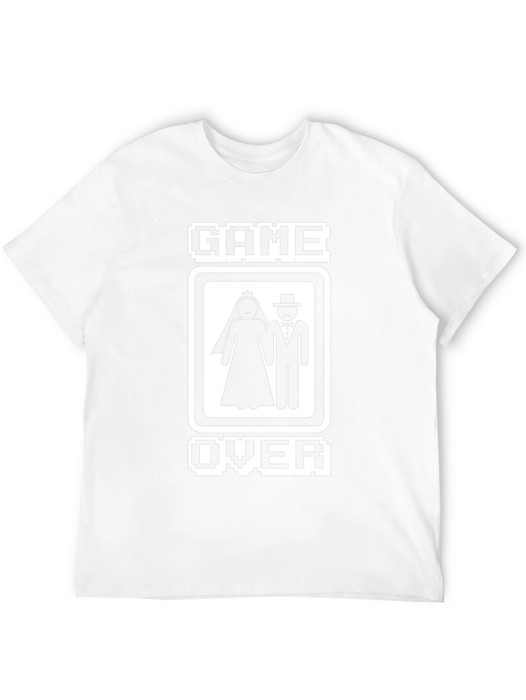 Game Over Wedding T-Shirt - Groom Humor