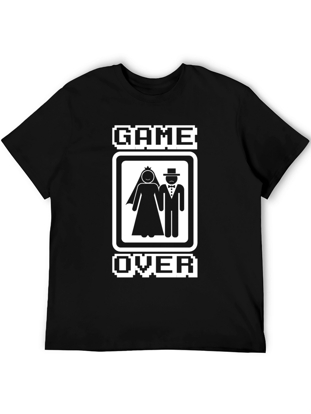 Game Over Wedding T-Shirt - Groom Humor