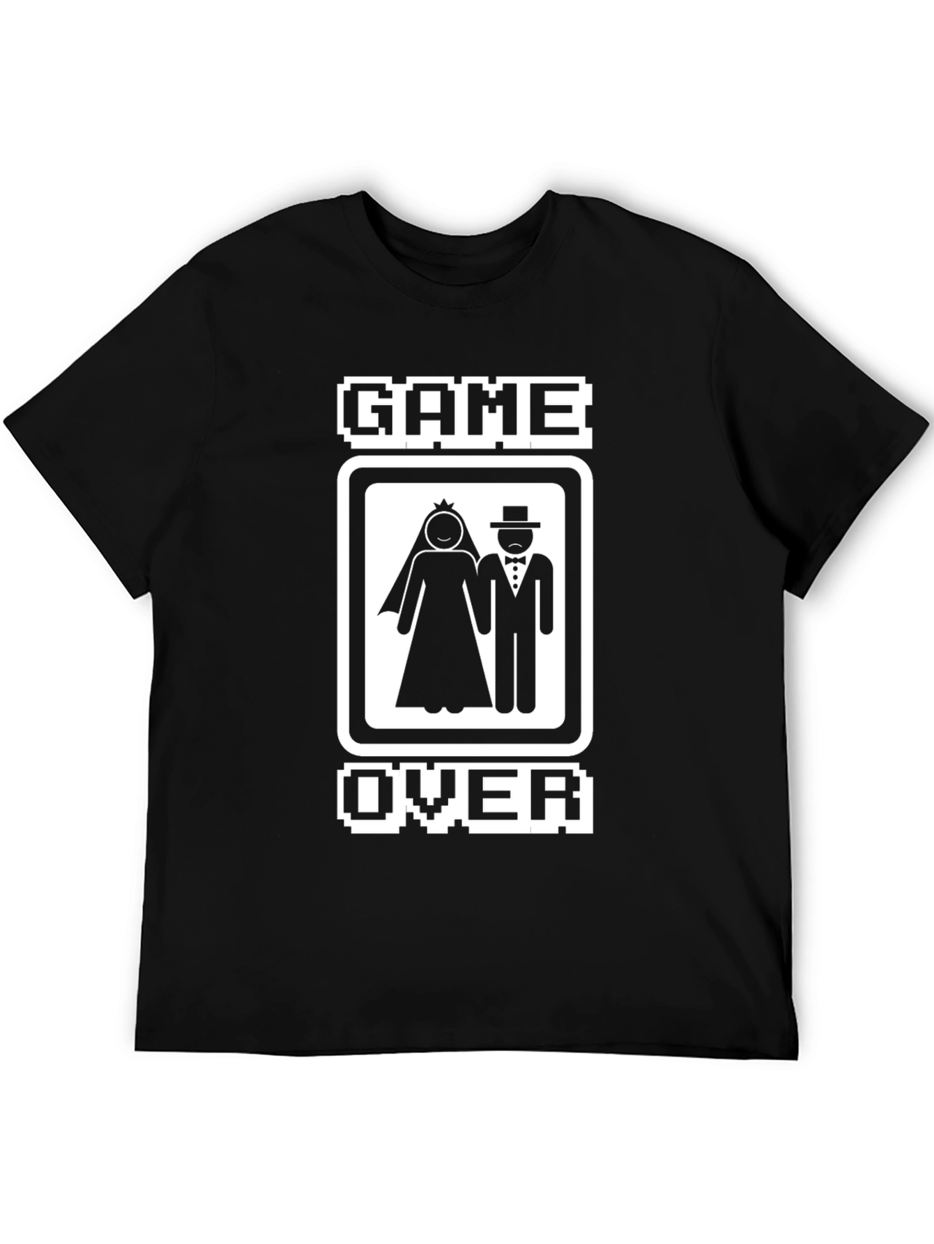 Game Over Wedding T-Shirt - Groom Humor