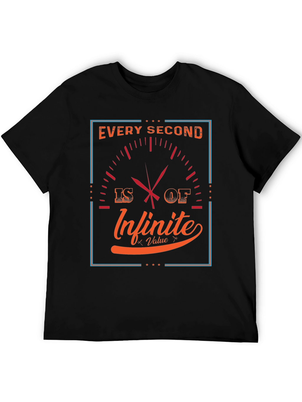 Infinite Value Graphic Tee - Every Second Counts T-Shirt