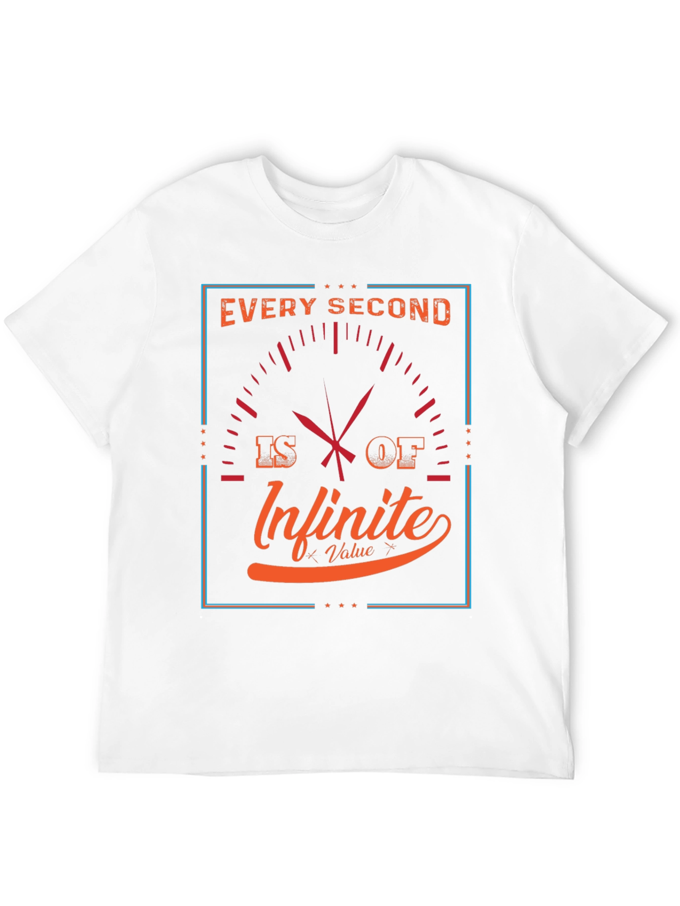 Infinite Value Graphic Tee - Every Second Counts T-Shirt