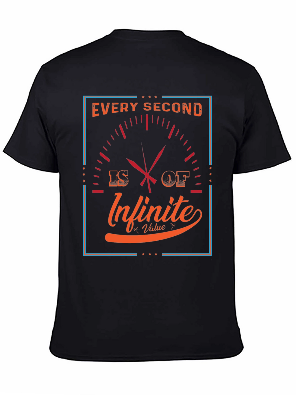 Infinite Value Graphic Tee - Every Second Counts T-Shirt