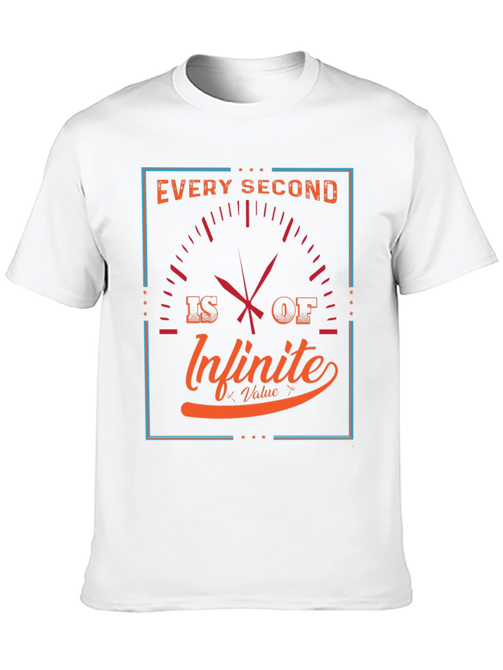 Infinite Value Graphic Tee - Every Second Counts T-Shirt