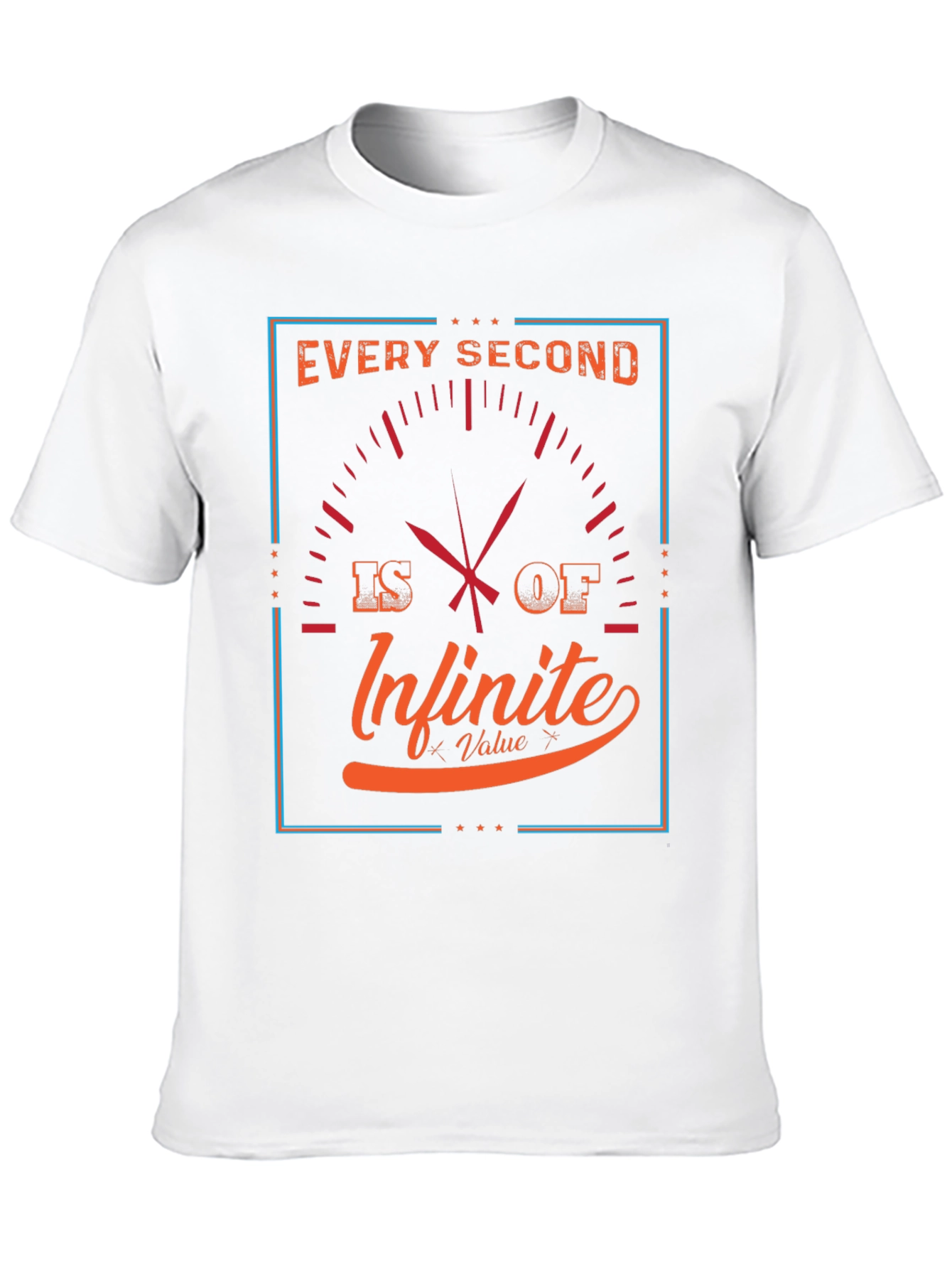 Infinite Value Graphic Tee - Every Second Counts T-Shirt