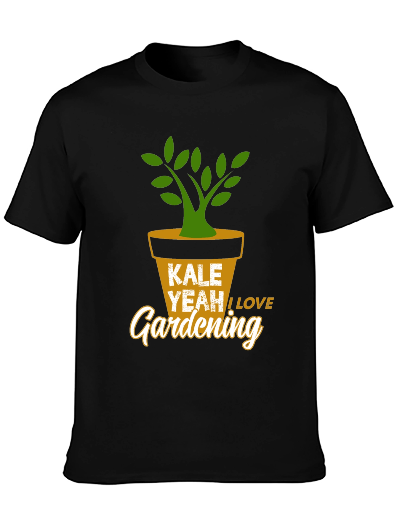 Kale Yeah Gardening T-Shirt - Black Humor Gardener Gift