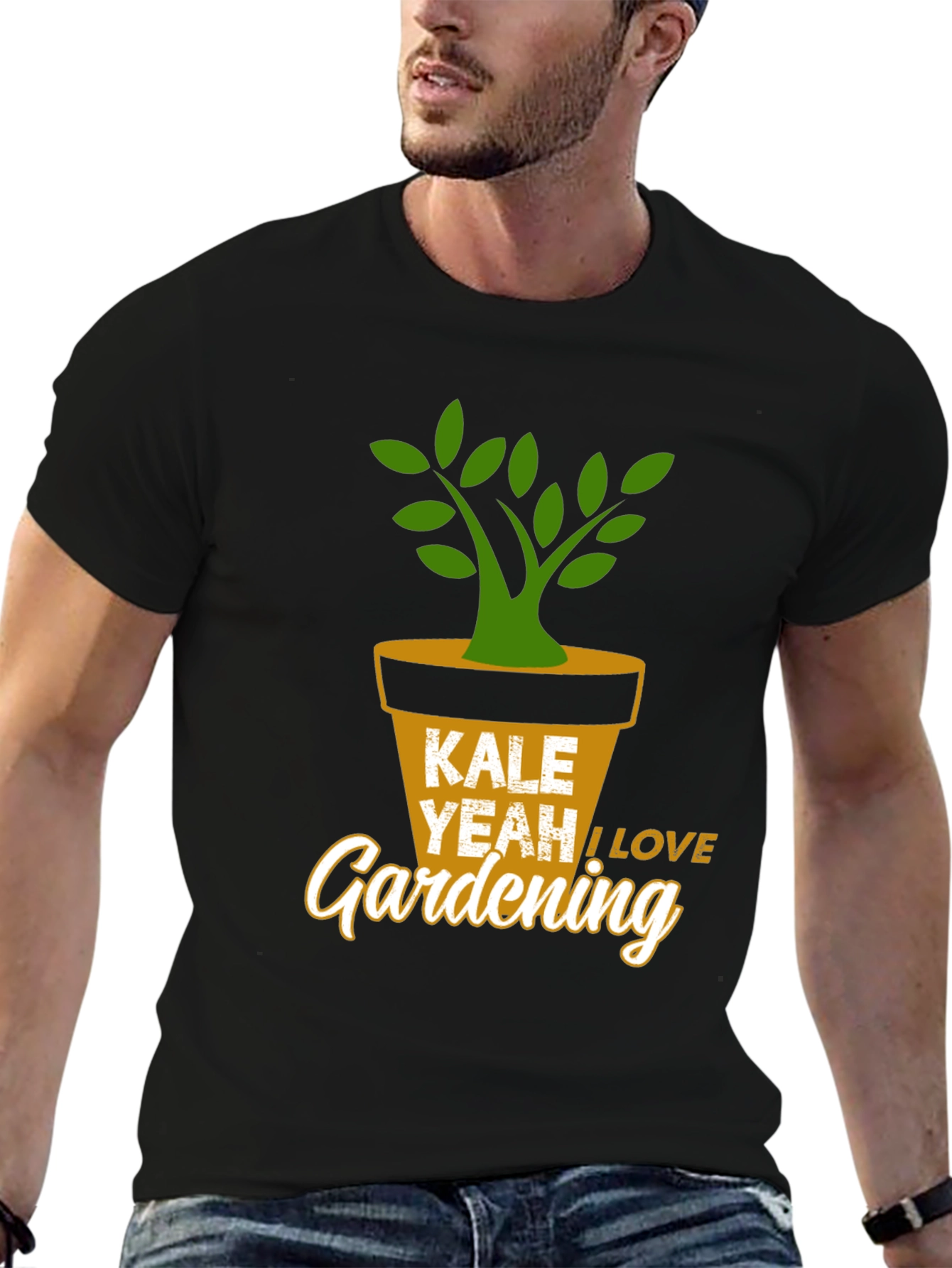 Kale Yeah Gardening T-Shirt - Black Humor Gardener Gift