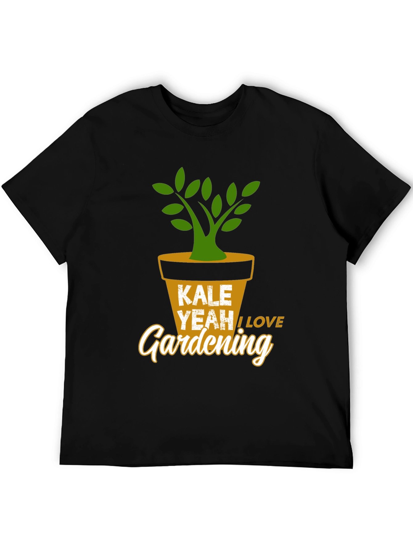 Kale Yeah Gardening T-Shirt - Black Humor Gardener Gift